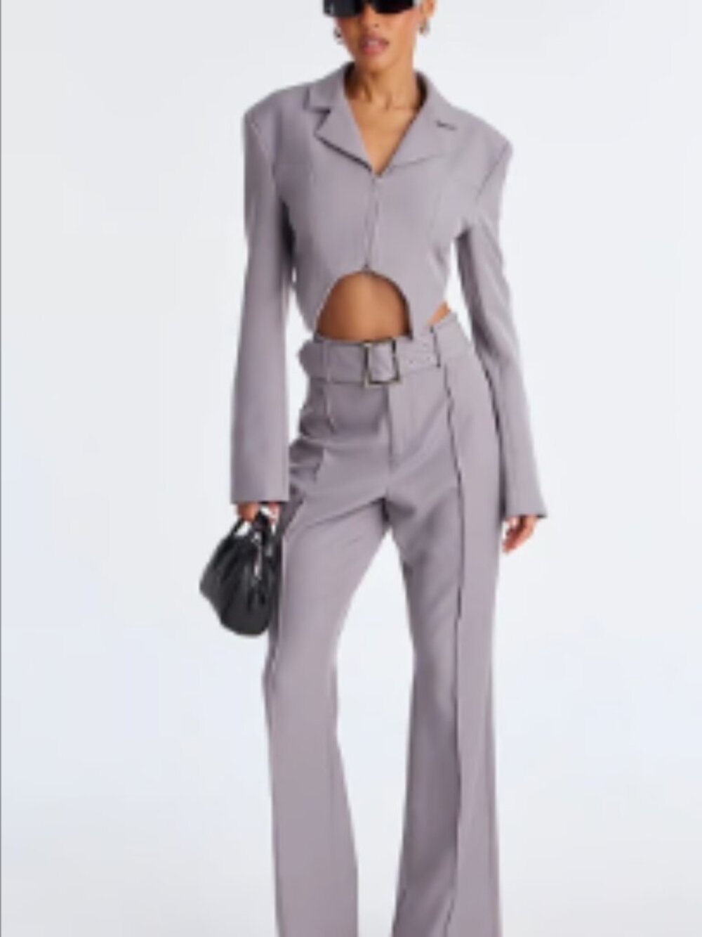 Fashion Nova Boss Up Blazer Pant Set